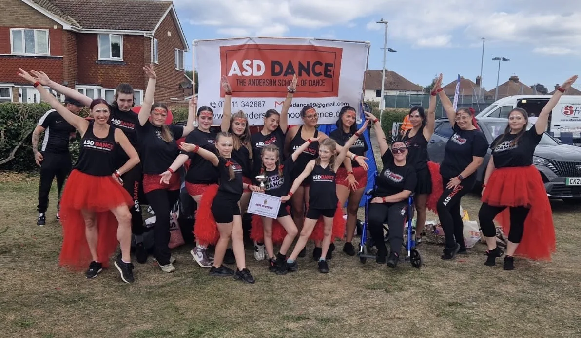 ASD Dance dancers ready to perform at a local event