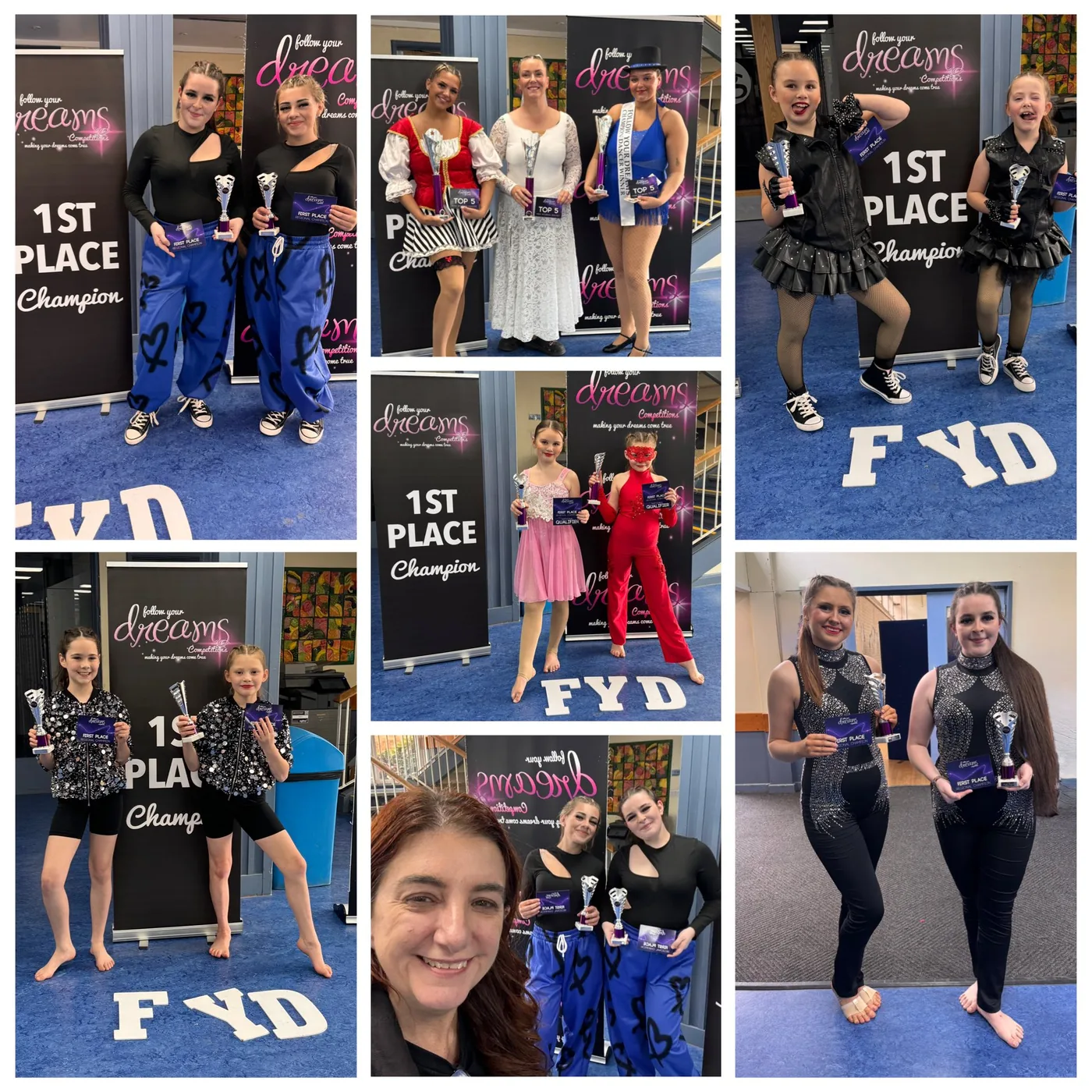 ASD Dance first-place competition champions