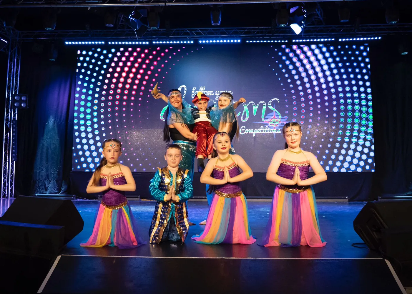 A showtime finale on stage