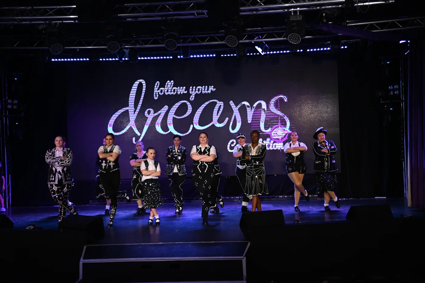 ASD Dance performing Pearly on stage
