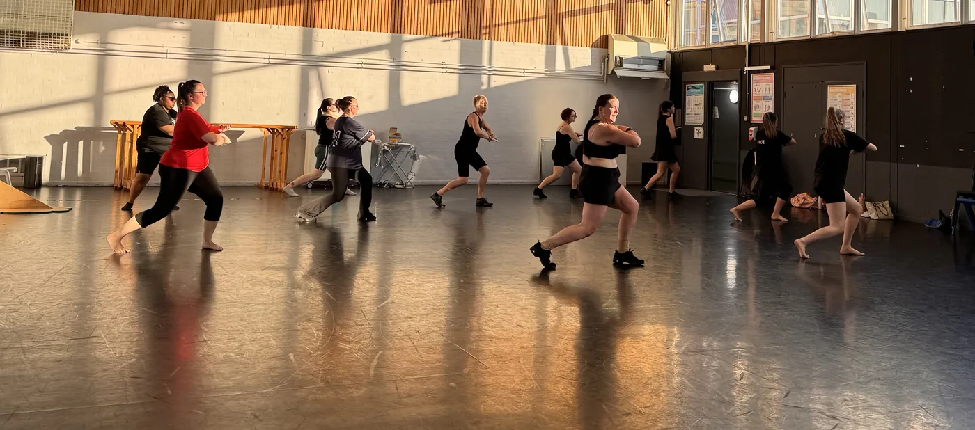 A dance class in full swing at ASD Dance