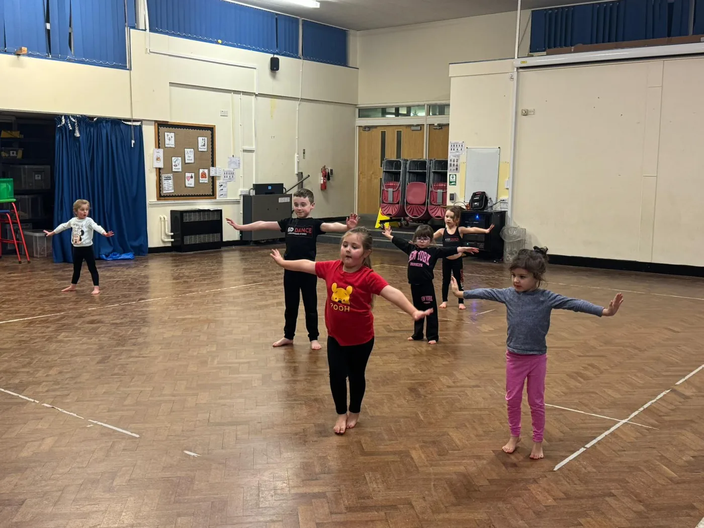 Our youngest dancers in a toddler class