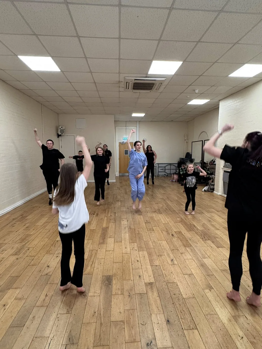 A class session at ASD Dance